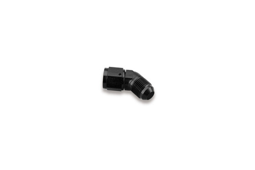 Earl's -4AN Female 45 Degree Swivel to -4AN Male Adapter (Black Anodized)