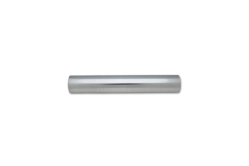 Vibrant 1.5" O.D. Universal Aluminum Tubing (18" Long Straight Pipe) - Polished